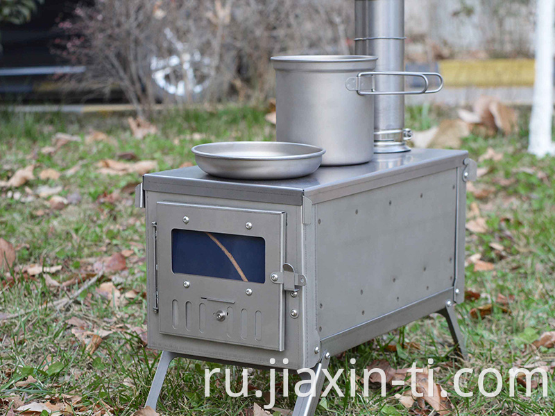 Titanium stove